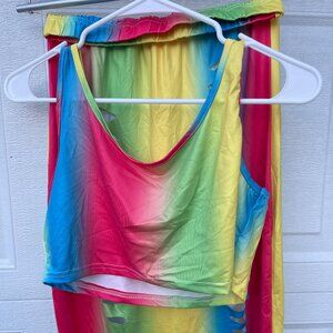 Ladies Multi-color Sleepwear, Size L